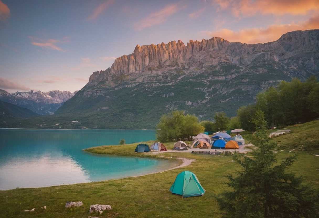 Découvrir le camping au lac de Serre Poncon pour des vacances inoubliables